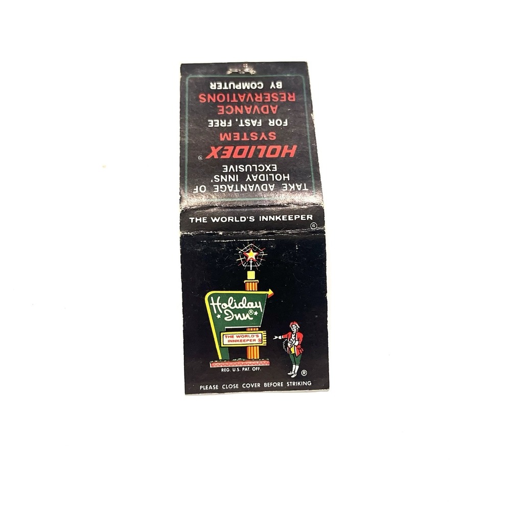Holiday Inn Hotel Monroe Louisiana 20 Front Strike Full Matchbook